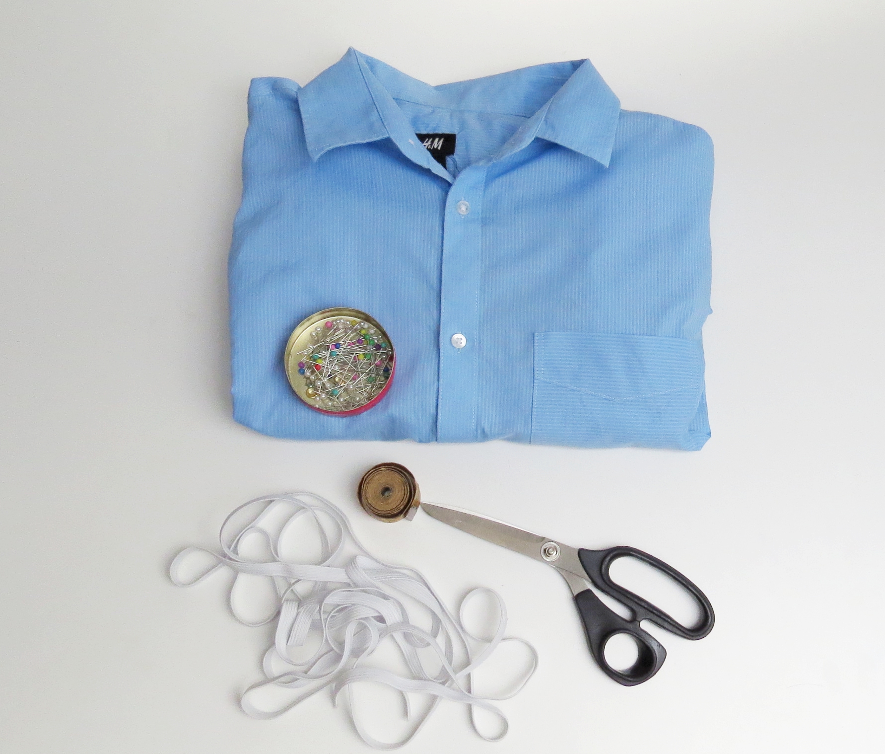Off shoulder top men's shirt