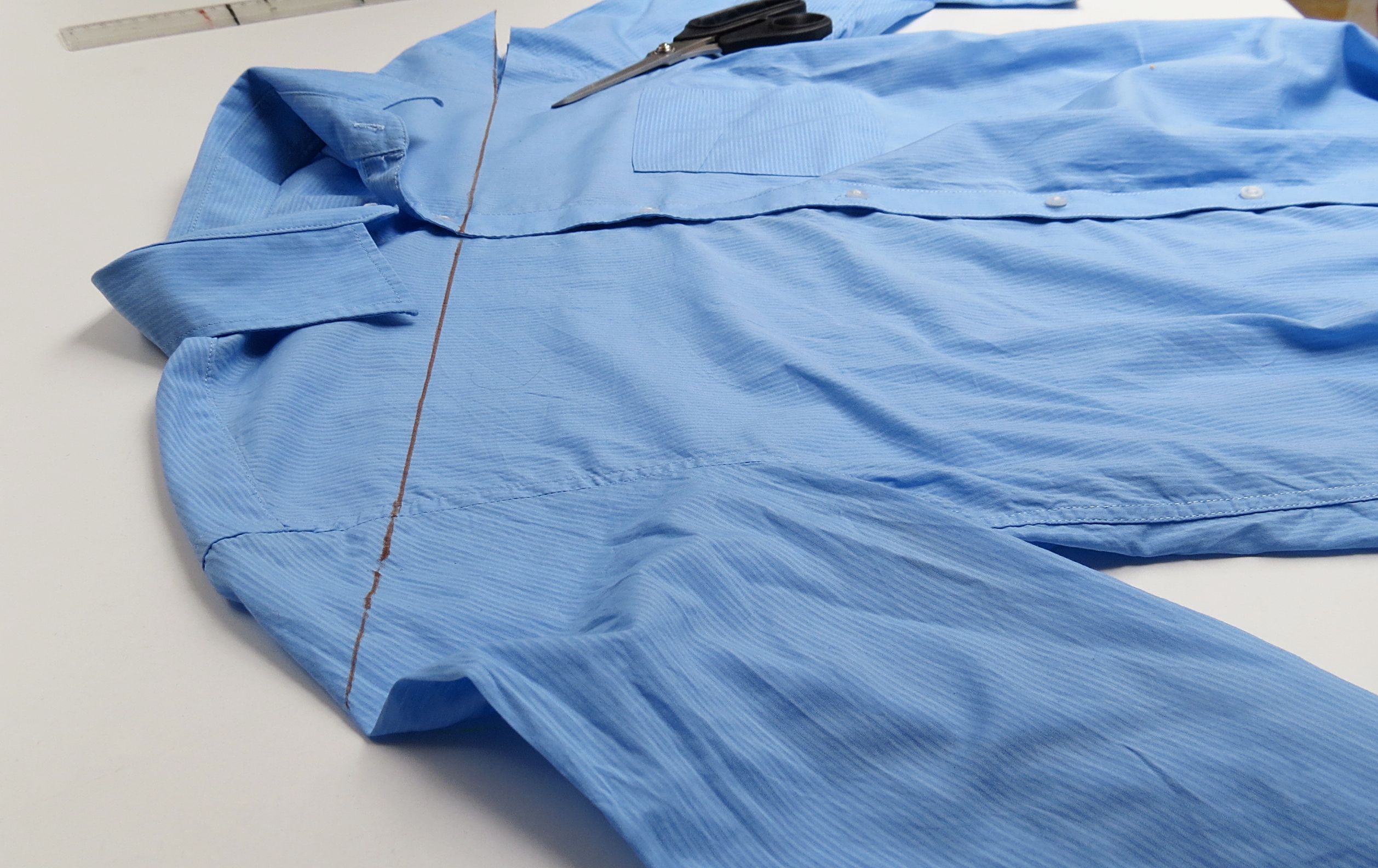 Off shoulder top men's shirt